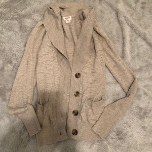Cowl neck cardigan